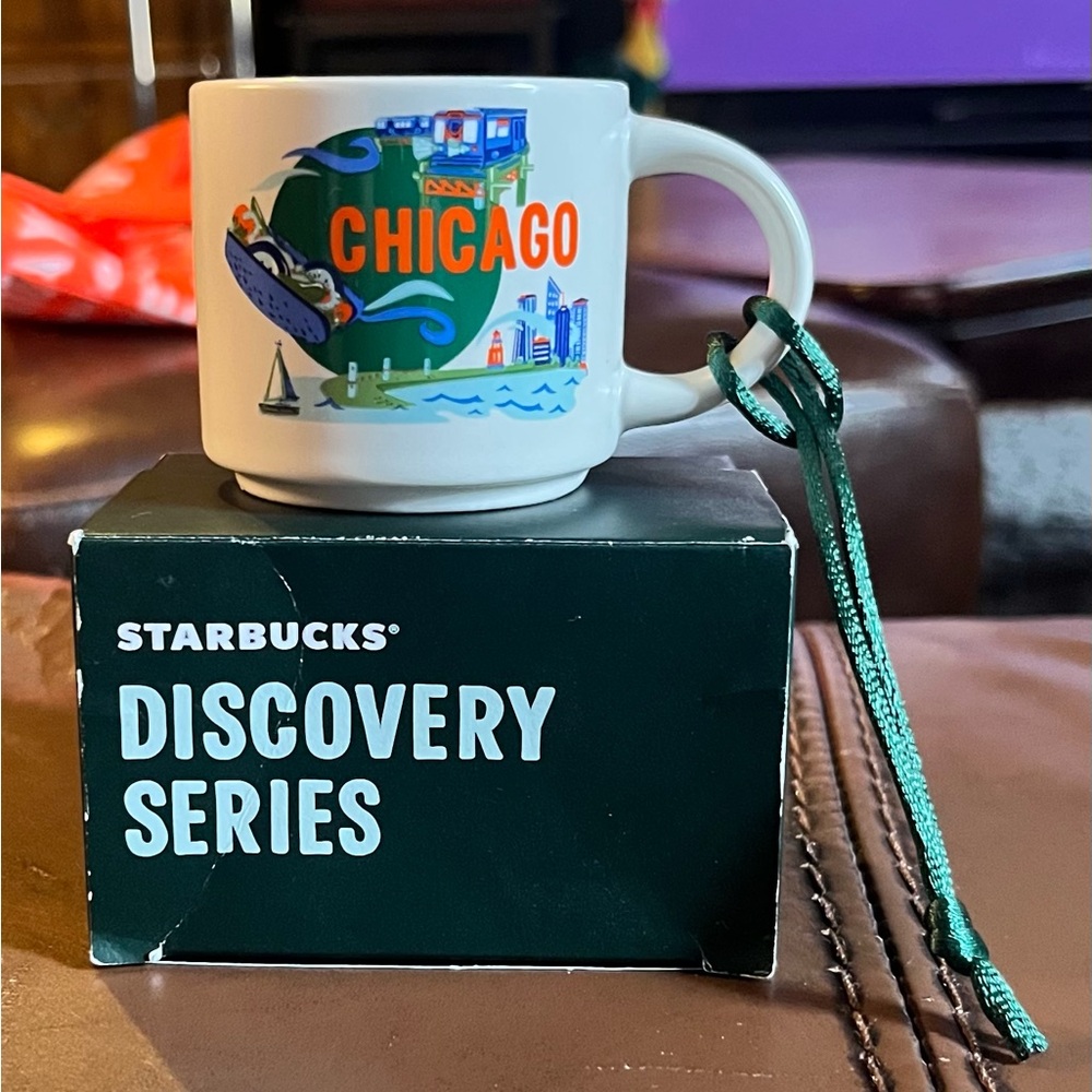 Starbucks Discovery Series 2024 2oz Chicago Mug with Colorful City Design